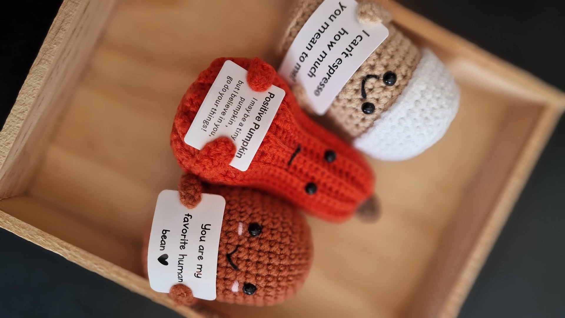 Monday Positive Vibes with Crochet Figures